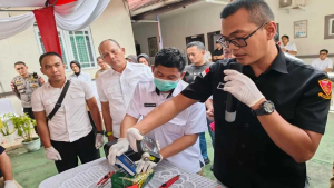 12 Kg Sabu Dimusnahkan, Jaringan Narkoba Kalbar Terbongkar