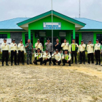 Perkuat Keterampilan Pengamanan, Anggota Satpam PT BPK Menukung Latihan Bela Diri ala Polisi