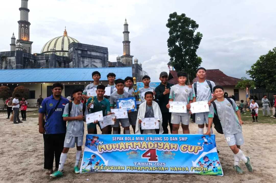 Zulliyo Fahza Jadi Pemain Terbaik, MTsN 2 Melawi Borong Prestasi di Final Sepak Bola Nanga Pinoh